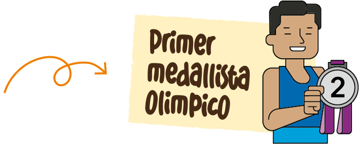 PRIMER MEDALLISTA OLIMPICO