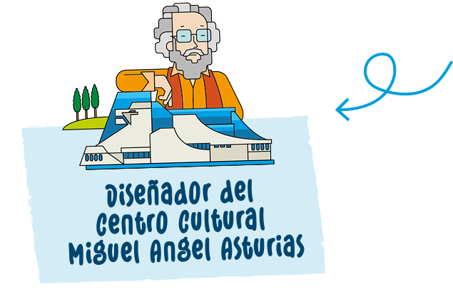 DISEÑADOR DEL CENTRO CULTURAL MIGUEL ÁNGEL ASTURIAS