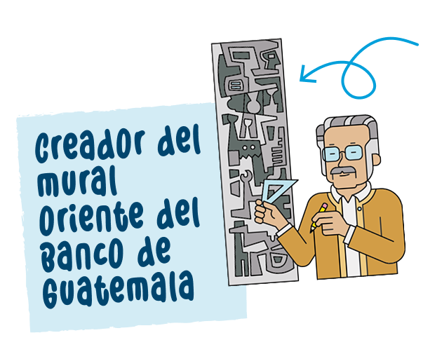 CREADOR DEL MURAL ORIENTE DEL BANCO DE GUATEMALA
