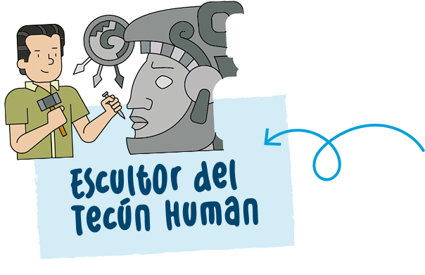 ESCULTOR DEL TECUN HUMAN